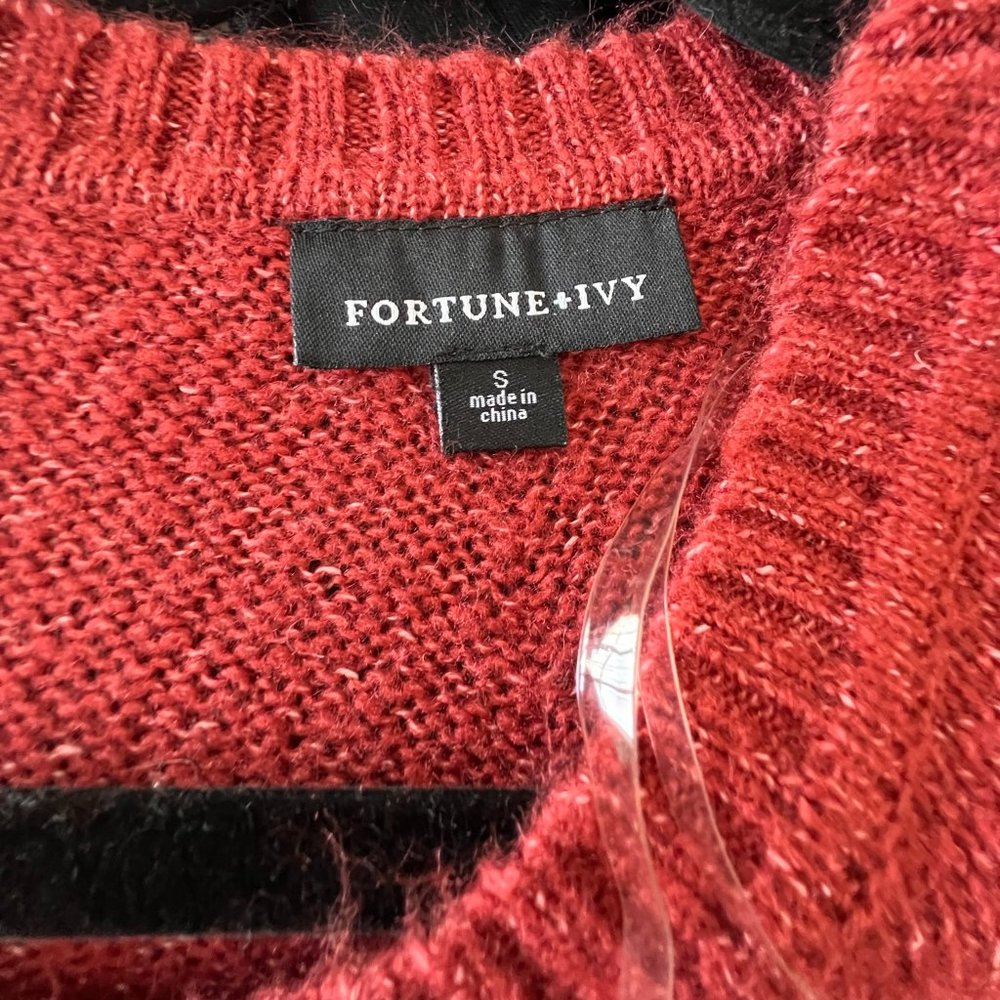 FORTUNE + IVY Rainer Chevron Color Block Pullover - Picture 3 of 5